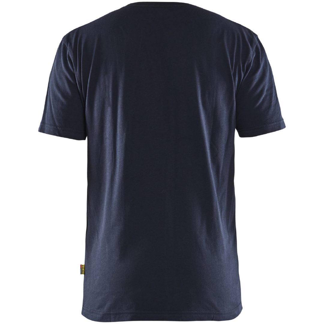 T-shirt 33791042 Marin / Gul BLÅKLÄDER XS – bild 2