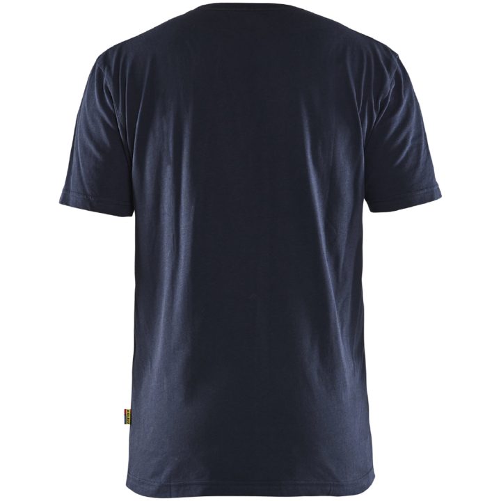 T-shirt 33791042 Marin / Gul BLÅKLÄDER XS – bild 2