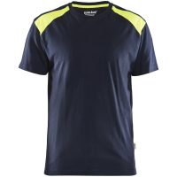 T-shirt 33791042 Marin / Gul BLÅKLÄDER