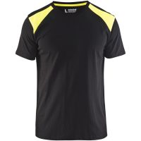 T-shirt 33791042 Svart / Gul BLÅKLÄDER