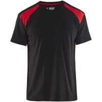 T-shirt 33791042 Svart / Röd BLÅKLÄDER