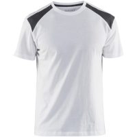 T-shirt 33791042 Vit / Grå BLÅKLÄDER