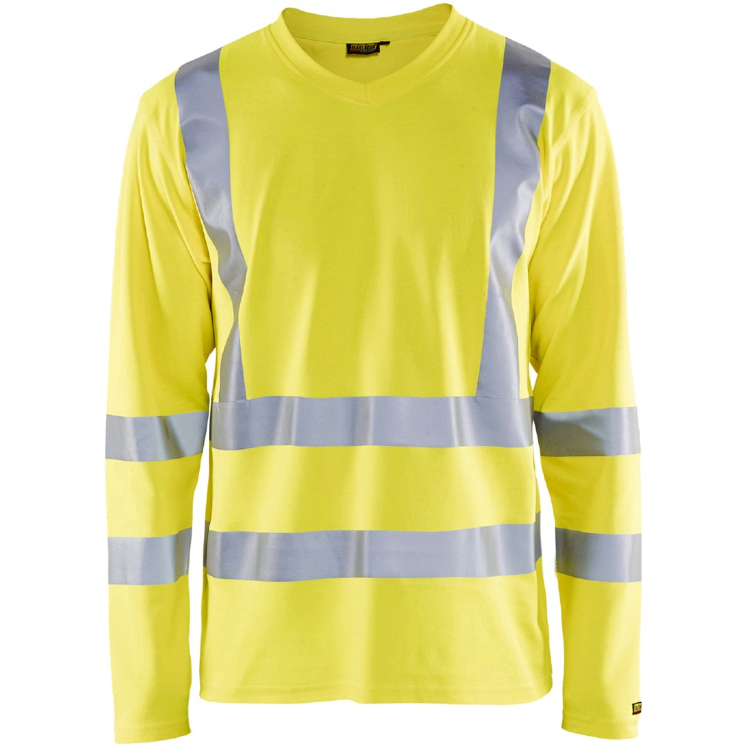 T-shirt 33811070 Hivisgul BLÅKLÄDER T-SHIRT 33811070 GUL XS