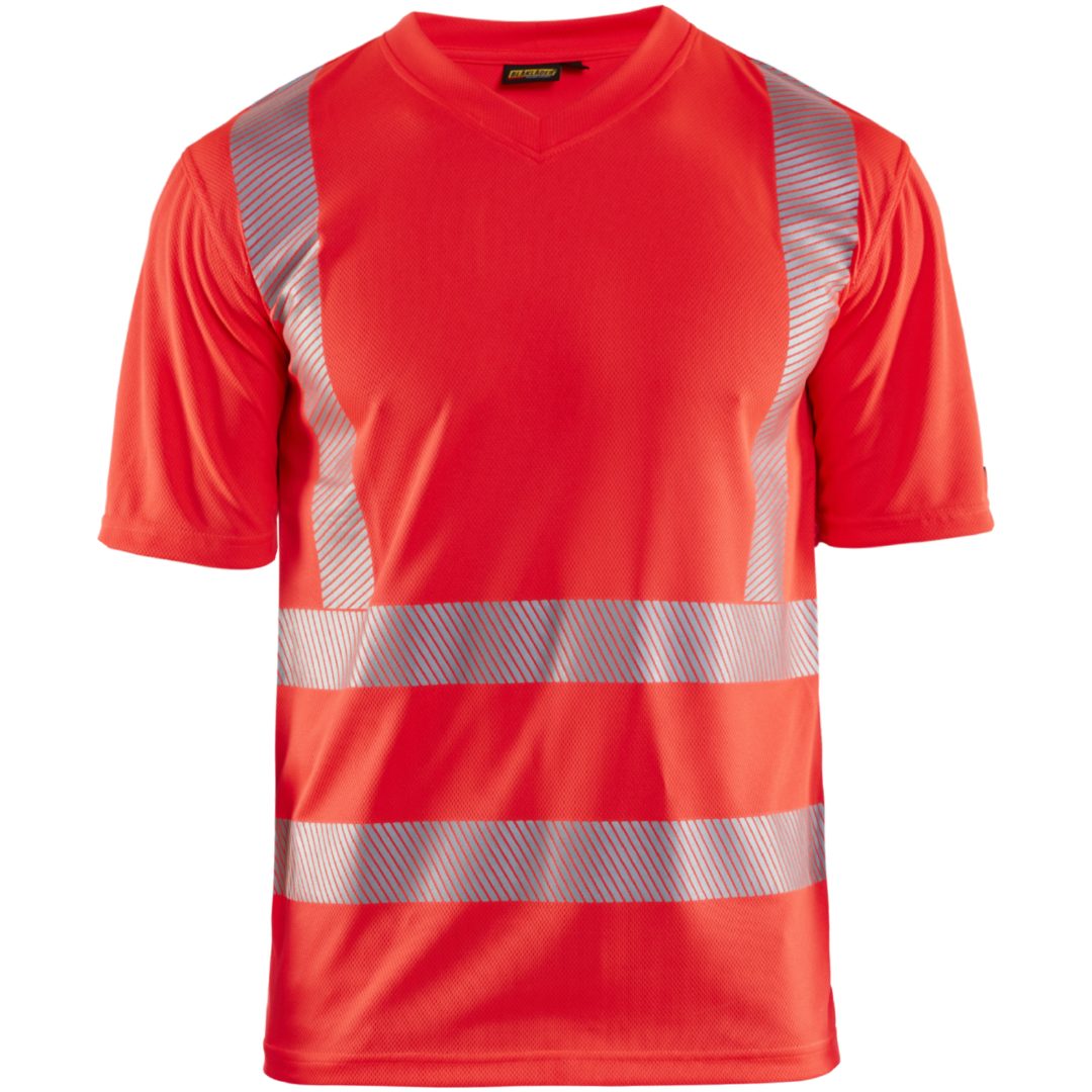 T-shirt 33861013 Hivisröd BLÅKLÄDER T-SHIRT 33861013 RÖD XS