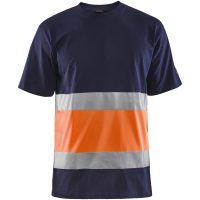 T-shirt 33871030 Marin / Hivisorange BLÅKLÄDER