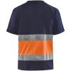T-shirt 33871030 Marin / Hivisorange BLÅKLÄDER T-SHIRT 33871030 MARIN/ORA XS – miniatyr 2