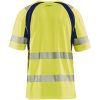 T-Shirt 33971013 Hivisgul / Marin BLÅKLÄDER T-SHIRT 33971013 GUL/MARIN XS – miniatyr 2