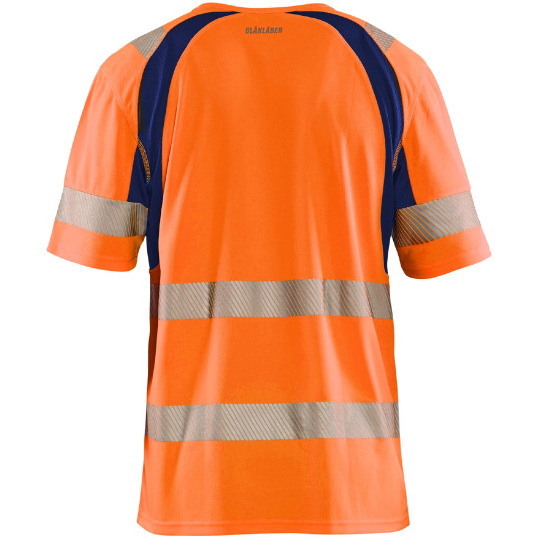 T-Shirt 33971013 Hivisorange / Marin BLÅKLÄDER T-SHIRT 33971013 ORANG/MAR XS – bild 2