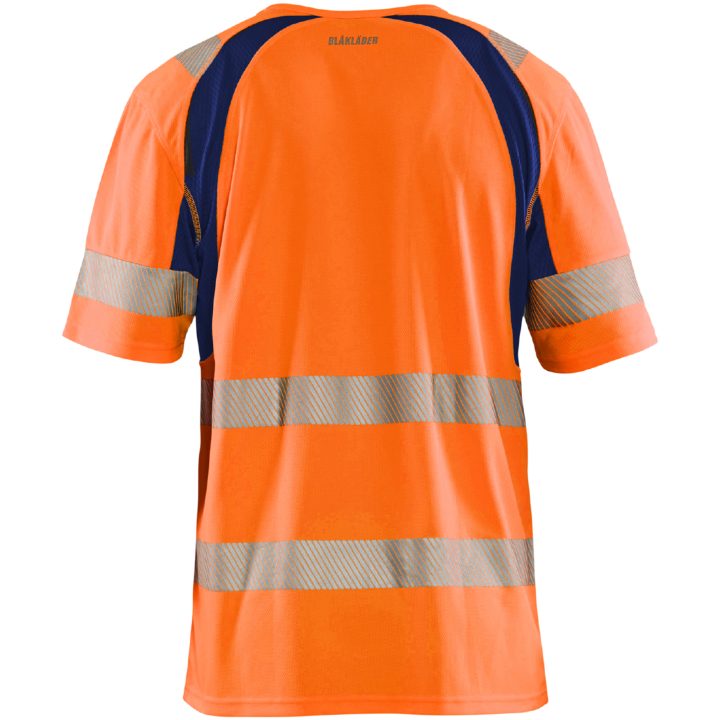 T-Shirt 33971013 Hivisorange / Marin BLÅKLÄDER T-SHIRT 33971013 ORANG/MAR XS – bild 2