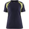 T-shirt 34021030 Marin / Hivisgul BLÅKLÄDER T-SHIRT 34021030 MARIN/GUL XS – miniatyr 1