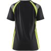T-shirt 34021030 Svart / Hivisgul BLÅKLÄDER T-SHIRT 34021030 SVART/GUL XS – miniatyr 2