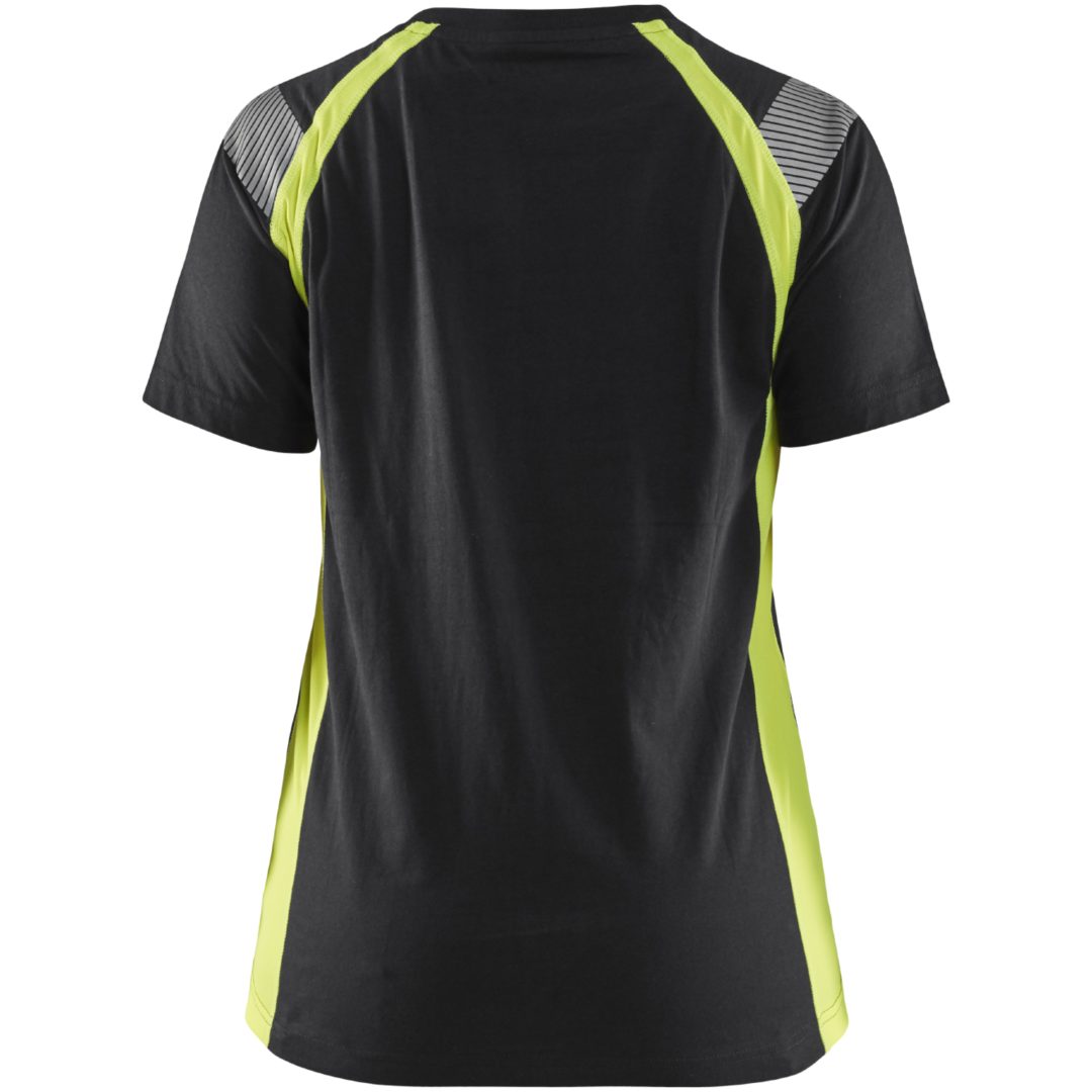 T-shirt 34021030 Svart / Hivisgul BLÅKLÄDER T-SHIRT 34021030 SVART/GUL XS – bild 2