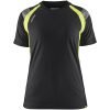 T-shirt 34021030 Svart / Hivisgul BLÅKLÄDER T-SHIRT 34021030 SVART/GUL XS – miniatyr 1