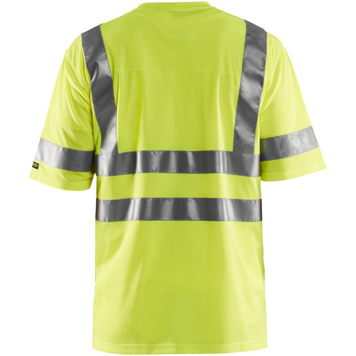 T-shirt 34131009 Hivisgul BLÅKLÄDER T-SHIRT 34131009 GUL XS – bild 2