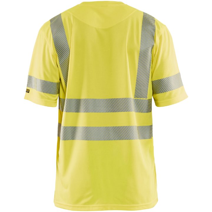 T-shirt 34201013 Hivisgul BLÅKLÄDER T-SHIRT 34201013 GUL XS – bild 2