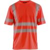 T-shirt 34201013 Hivisröd BLÅKLÄDER T-SHIRT 34201013 RÖD XS – miniatyr 1