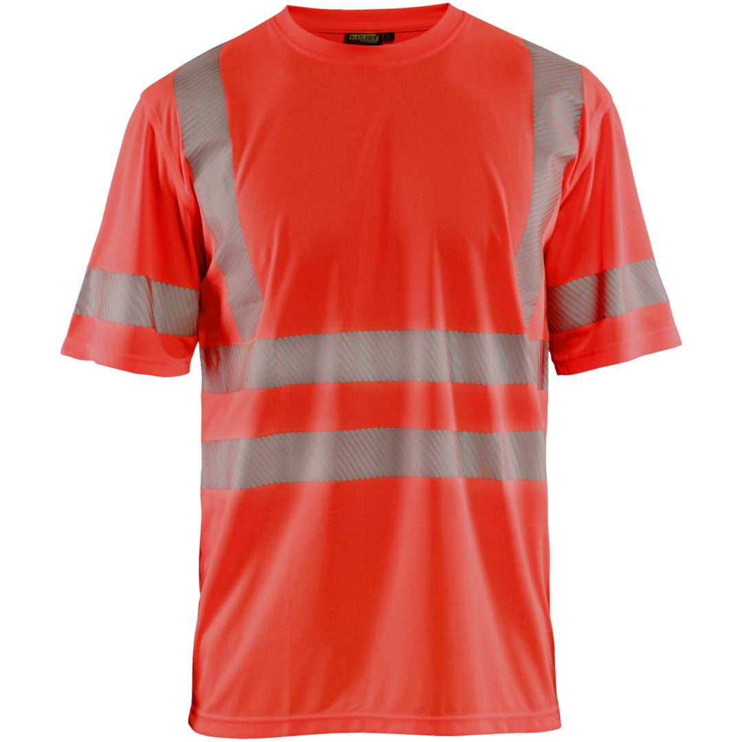 T-shirt 34201013 Hivisröd BLÅKLÄDER T-SHIRT 34201013 RÖD XS