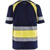 T-shirt 34211030 Marin / Hivisgul BLÅKLÄDER T-SHIRT 34211030 MARIN/GUL XS – miniatyr 2