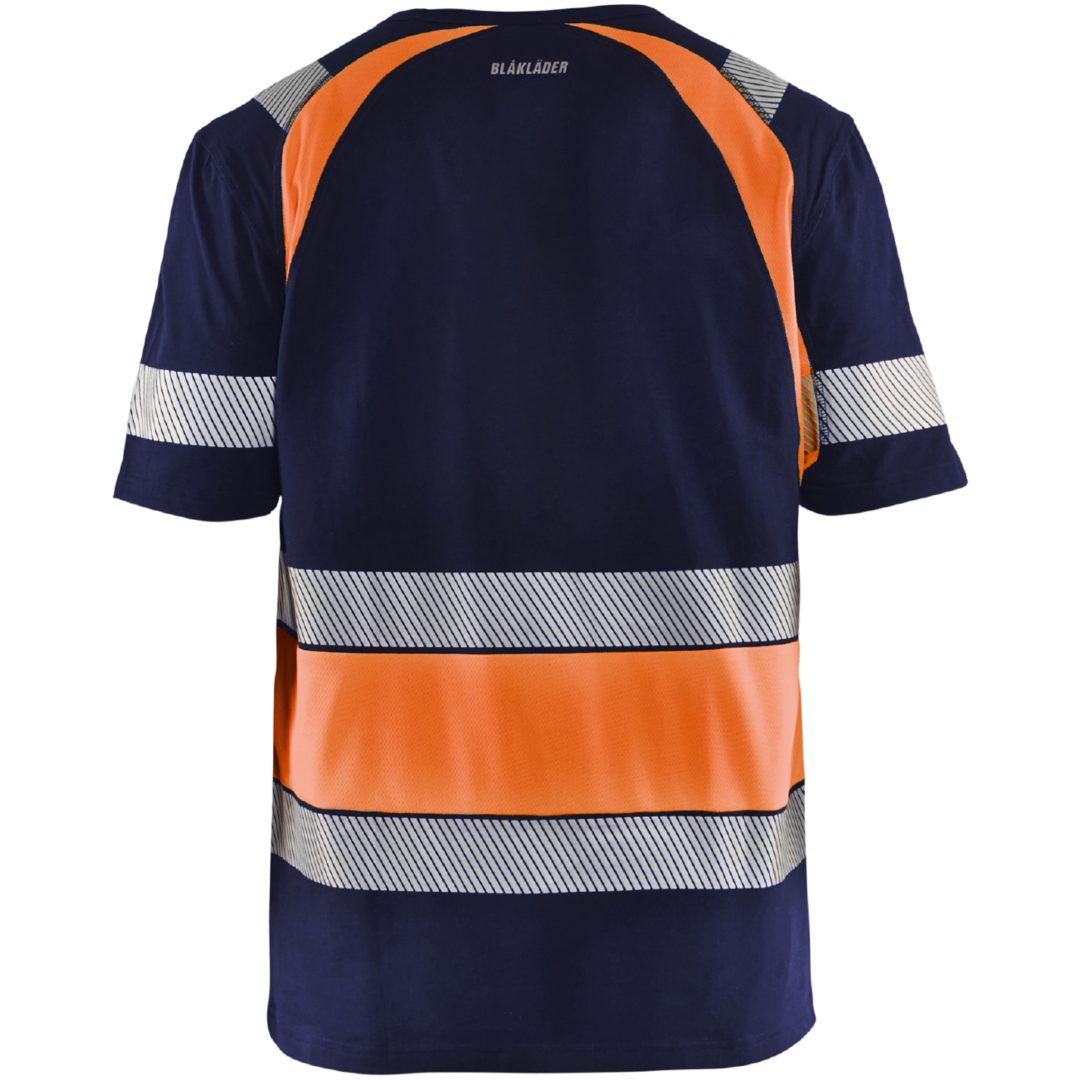 T-shirt 34211030 Marin / Hivisorange BLÅKLÄDER T-SHIRT 34211030 MARIN/ORA XS – bild 2