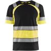 T-shirt 34211030 Svart / Hivisgul BLÅKLÄDER T-SHIRT 34211030 SVART/GUL XS – miniatyr 1
