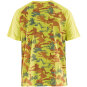 T-Shirt Blåkläder 34251011 Hivisgul / Grå