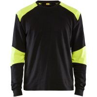 T-shirt 34571761 Marin / Hivisgul BLÅKLÄDER