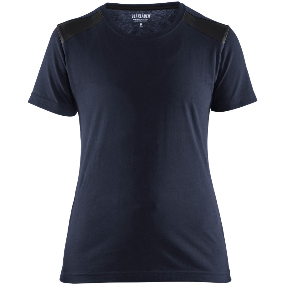 T-shirt 34791042 Marin / Svart BLÅKLÄDER T-SHIRT 34791042 MARIN/SVA XS