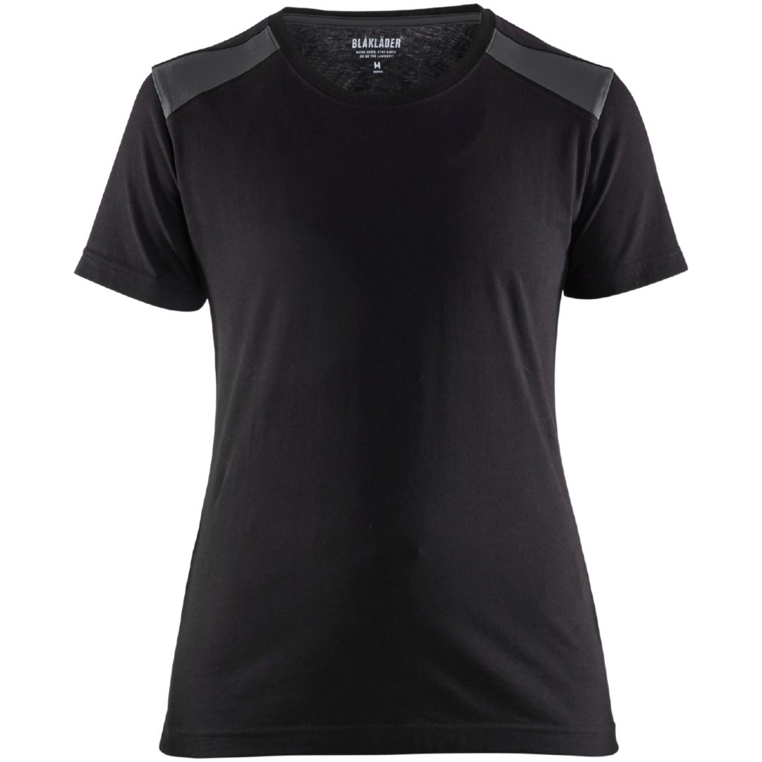 T-shirt 34791042 Svart / Grå BLÅKLÄDER T-SHIRT 34791042 SVART/GRÅ XS