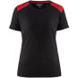 T-shirt Blåkläder 34791042 Svart / Röd
