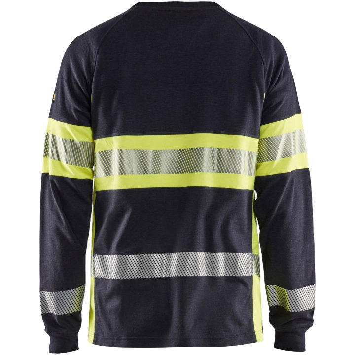 T-shirt 34841761 Marin / Hivisgul BLÅKLÄDER T-SHIRT 34841761 MARIN/GUL XS – bild 2