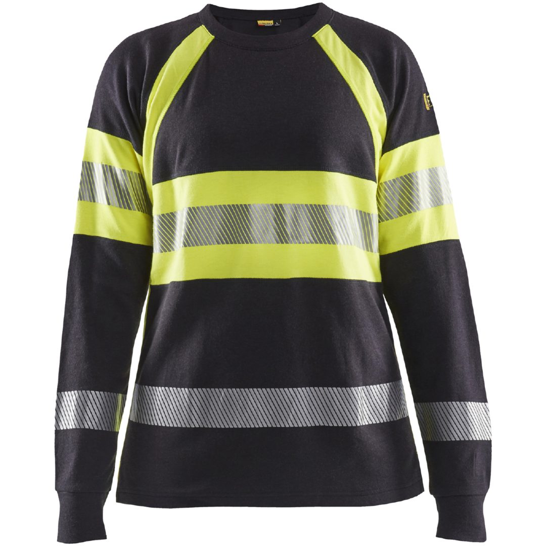 T-Shirt 34941761 Blå / Hivisgul BLÅKLÄDER T-SHIRT 34941761 BLÅ/GUL XS