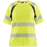 T-SHIRT 35032537 GUL/SVART M