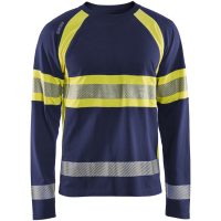 T-Shirt 35101030 Marin / Hivisgul BLÅKLÄDER