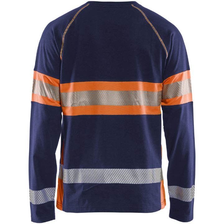 T-Shirt 35101030 Marin / Hivisorange BLÅKLÄDER T-SHIRT 35101030 MARIN/ORA XS – bild 2