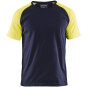 T-Shirt Blåkläder 35151030 Marin / Hivisgul