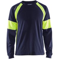 T-shirt 35201030 Marin / Hivisgul BLÅKLÄDER