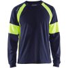 T-shirt 35201030 Marin / Hivisgul BLÅKLÄDER T-SHIRT 35201030 MARIN/GUL XS – miniatyr 1