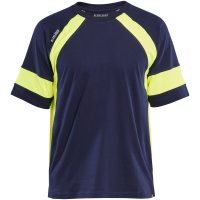 T-SHIRT 35231030 MARIN/GUL L