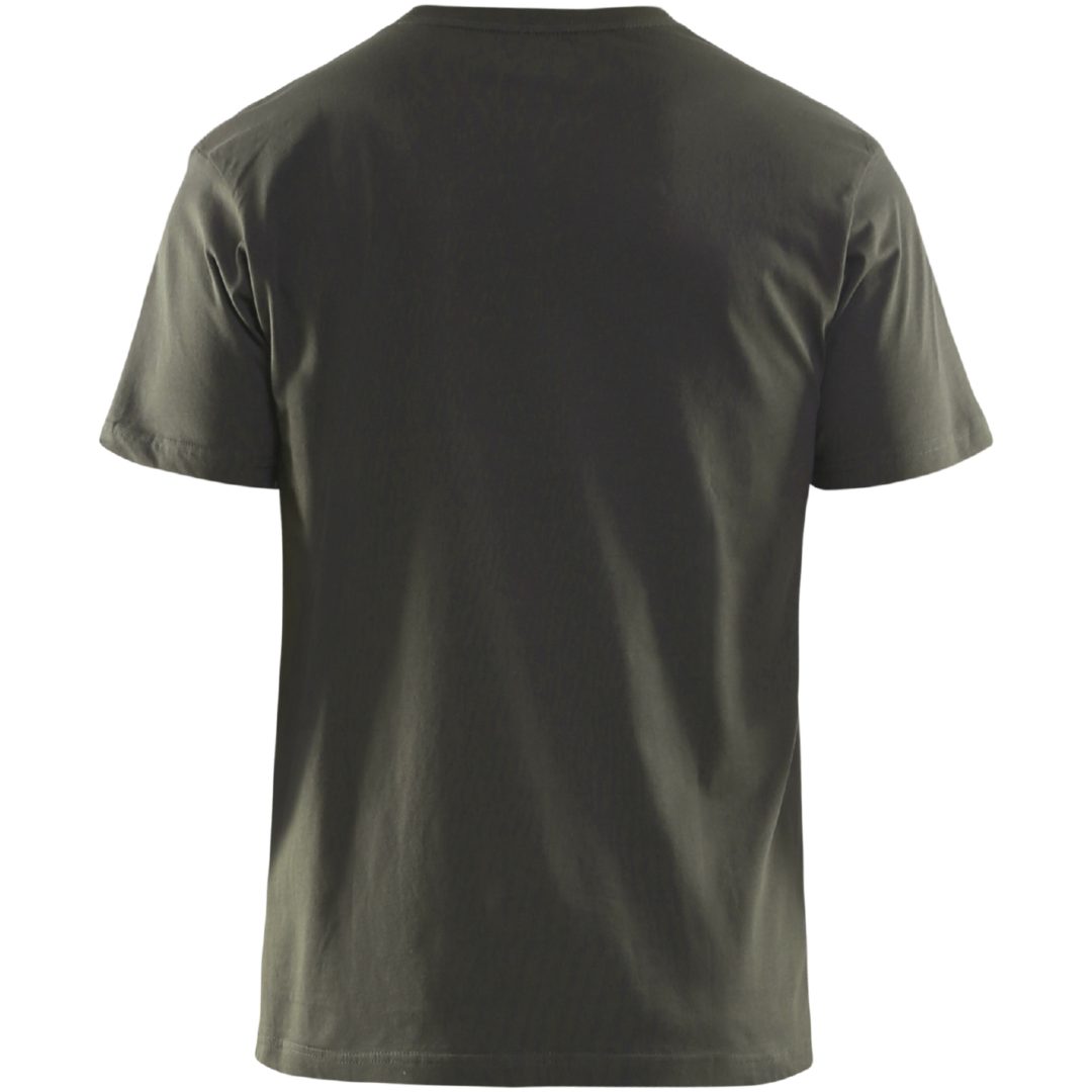 T-shirt 35251042 Grå BLÅKLÄDER T-SHIRT 35251042 OLIVGRÖN XS – bild 4