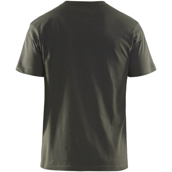 T-shirt 35251042 Grå BLÅKLÄDER T-SHIRT 35251042 OLIVGRÖN XS – bild 4