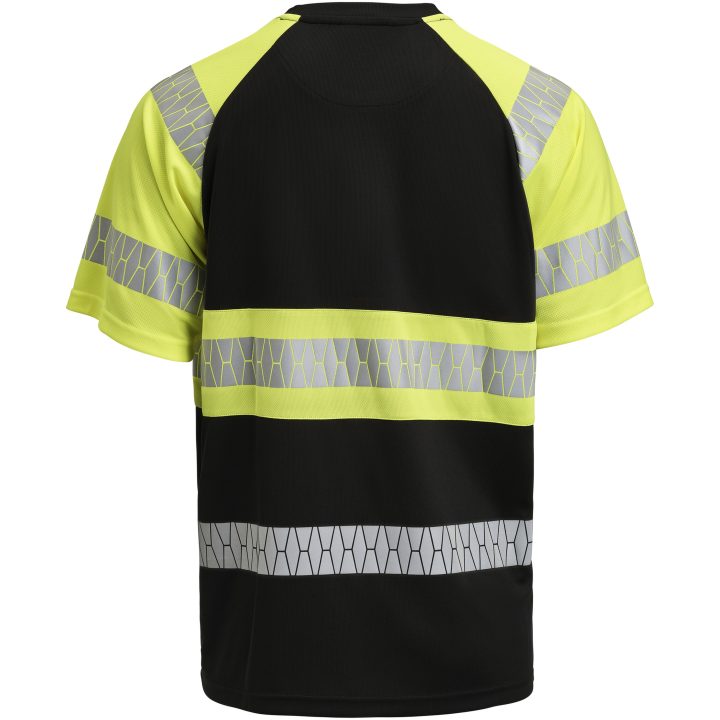 T-shirt 5226 Varsel Svart Gul Jobman – bild 3