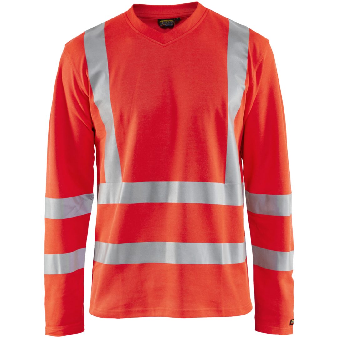 T-shirt 89481070 Hivisröd BLÅKLÄDER T-SHIRT 89481070 RÖD XL