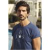T-shirt American U Sommarblå James Harvest – miniatyr 7