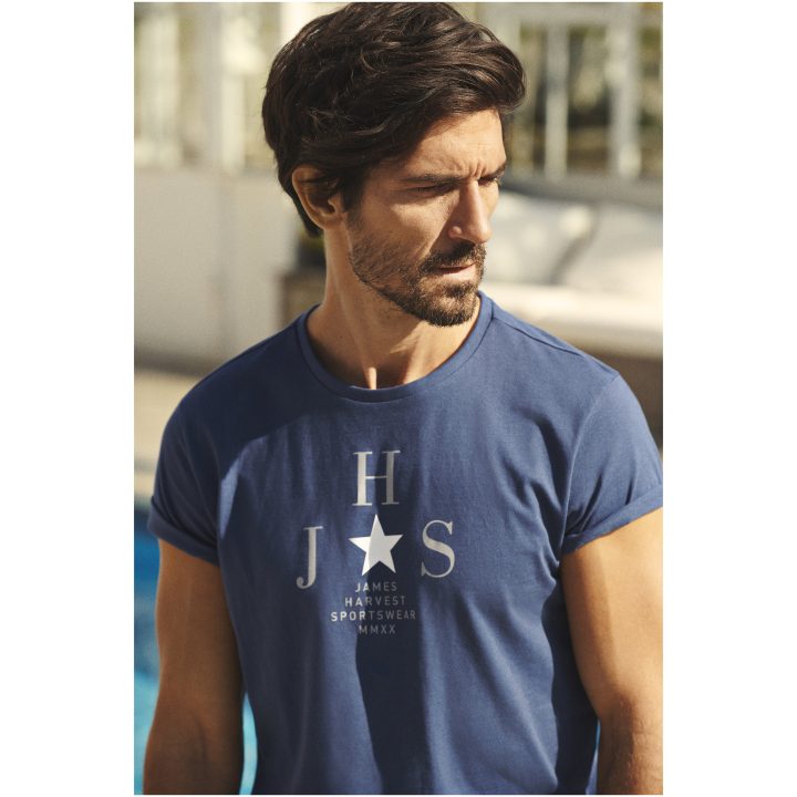 T-shirt American U Svart James Harvest – bild 5