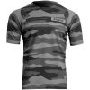 T-Shirt Assist Kortärmad Performance Grå Camo THOR XS – miniatyr 1