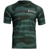 T-Shirt Assist Kortärmad Performance Grön Camo THOR XS – miniatyr 1