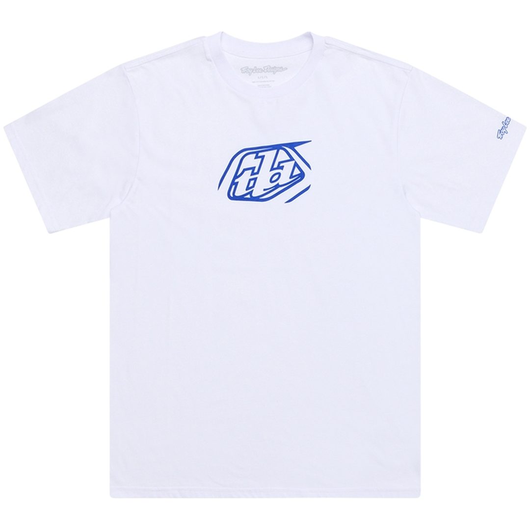 T-shirt Badge Vit TROY LEE DESIGNS Small