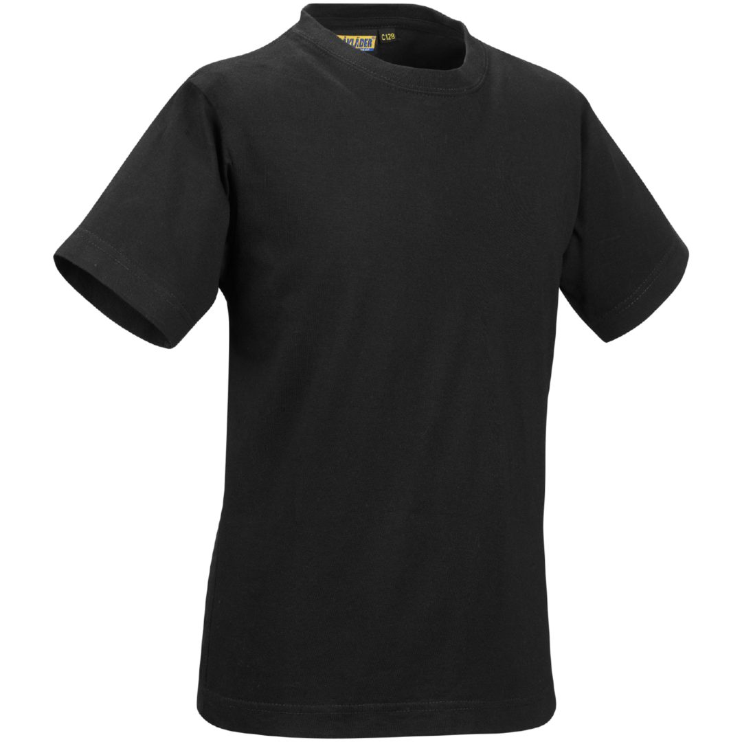 T-shirt barn 88021030 Svart BLÅKLÄDER T-SHIRT 88021030 SVART 104