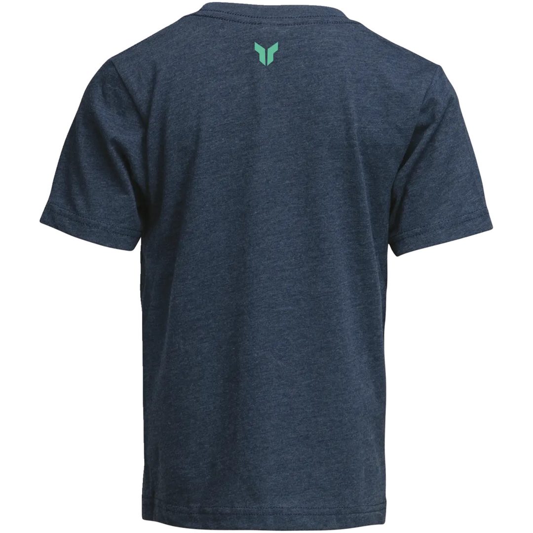 T-shirt Barn Brave Petrolblå THOR M – bild 2