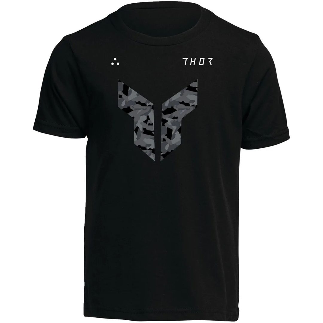 T-shirt Barn Iconic Svart/kol/grå THOR Small